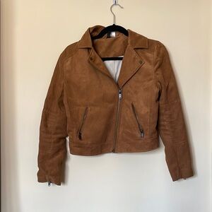 Brown Suede Women's Jacket